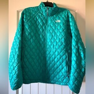 The North Face Women's Aqua Thermoball Puffer Jacket XL Lightweight Coat EUC